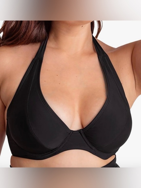 Shapermint Other - NWT Shapermint Full Coverage Halter Bikini Top